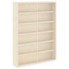 vidaXL Vitrine Murale avec &eacute;tag&egrave;re Beige 40 x 8,5 x 54 cm Contreplaqu&eacute;