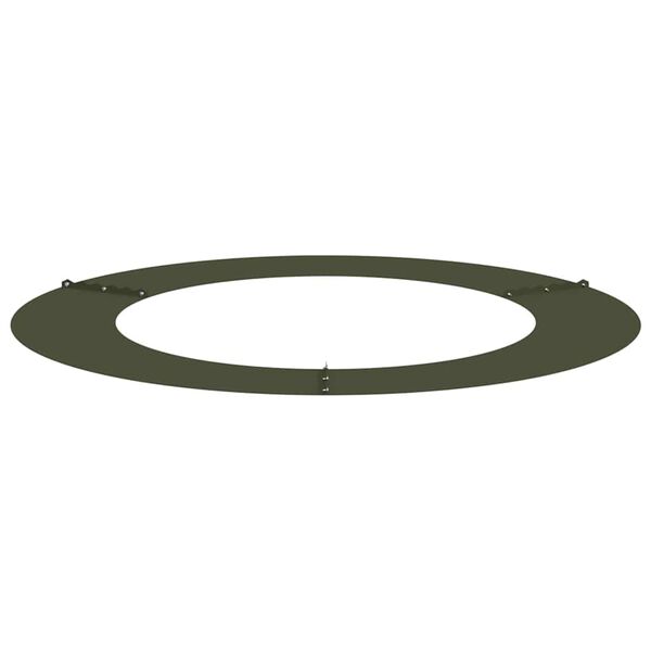 vidaXL adapt&eacute; pour anneaux d'arbre plats 5 pcs Vert olive &Oslash;60 / 90 cm