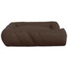 vidaXL Coussin avec oreillers pour chien Marron 89x75x19 cm Tissu