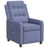 vidaXL Fauteuil inclinable Bleu denim 65 x 93 x 102 cm Tissu