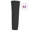 vidaXL Housses de chauffage 2 pcs forme de pyramide tissu oxford 420D