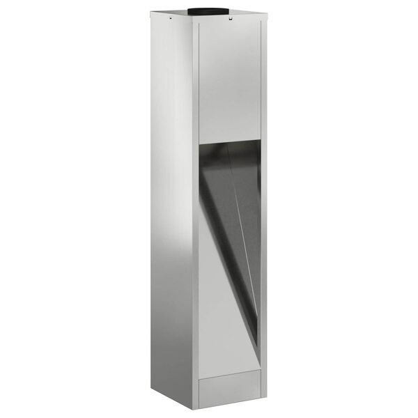 vidaXL Lumi&egrave;re de Chemin LED Solaire 2 pcs Galvanis&eacute; Galvanis&eacute;