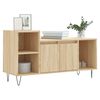 vidaXL Meuble TV Ch&ecirc;ne sonoma 100x35x55 cm Bois d'ing&eacute;nierie