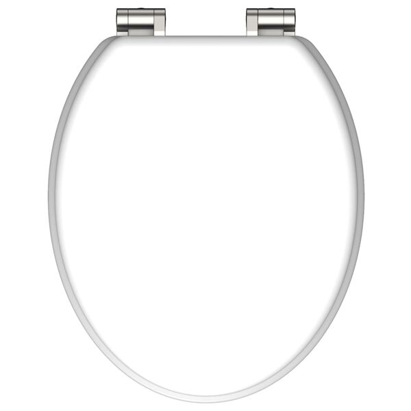 SCH&Uuml;TTE Si&egrave;ge de toilette fermeture en douceur SPIRIT WHITE blanc mat