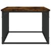 vidaXL Table basse ch&ecirc;ne fum&eacute; 100x50x35,5 cm bois d'ing&eacute;nierie
