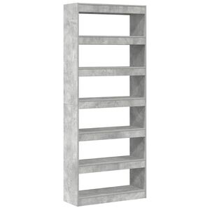 vidaXL Biblioth&egrave;que 6 niveaux 80 x 30 x 198 cm Bois d'ing&eacute;nierie