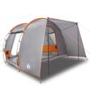 vidaXL Tente de voiture 2 personnes gris et orange imperm&eacute;able