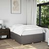 vidaXL Cadre de lit sans matelas taupe 120x200 cm tissu