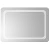 vidaXL Miroir de salle de bain LED Transparent 70 x 50 cm verre tremp&eacute;