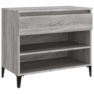 vidaXL Armoire &agrave; chaussures Sonoma gris 70x36x60 cm Bois d'ing&eacute;nierie