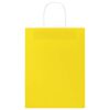 vidaXL Sacs en papier 250 pcs avec poign&eacute;es jaune 26x12x35 cm