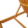 vidaXL Transat Huile Naturelle 200 x 55 x 94 cm Bois d'acacia massif