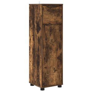 vidaXL Cabinet de salle de bain Ch&ecirc;ne fum&eacute; 30,5 x 30 x 101 cm