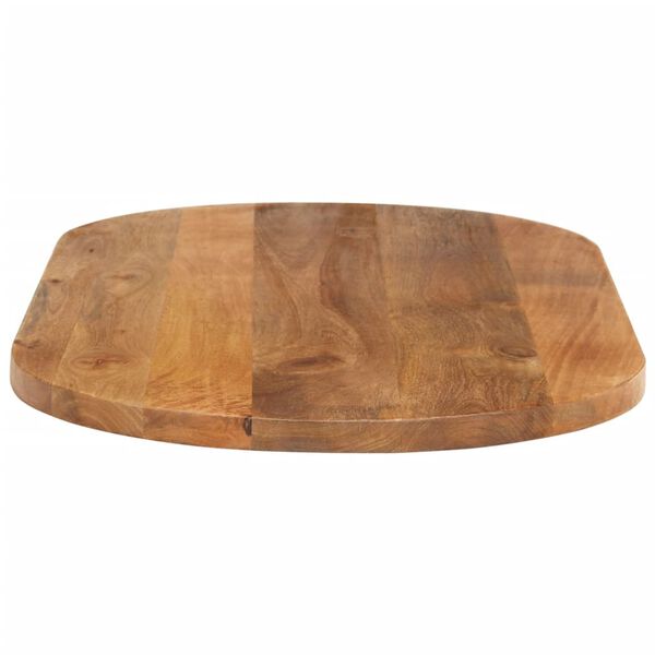 vidaXL Dessus de table 100x50x3,8 cm ovale bois massif de manguier