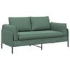 vidaXL Sofa 2 places Vert Mer 188 x 81 x 89 cm Velours