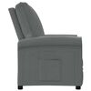vidaXL Fauteuil inclinable Gris fonc&eacute; Tissu