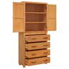 vidaXL Ensemble de meubles de rangement Marron Bois d'ing&eacute;nierie