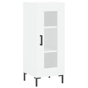 vidaXL Buffet blanc 34,5x34x90 cm bois d'ing&eacute;nierie