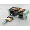 Bestron Gril &agrave; raclette AGR102G 350 W Noir et vert