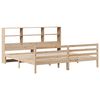 vidaXL Lit biblioth&egrave;que sans matelas 180x200 cm bois massif de pin