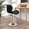 vidaXL Tabouret de bar Noir Velours