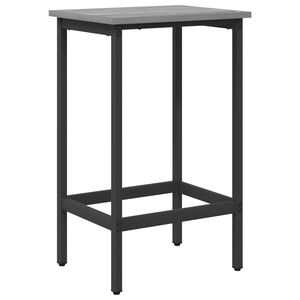 vidaXL Tabouret de bar Sonoma gris 40 x 32 x 64 cm Bois d'ing&eacute;nierie