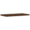 vidaXL &Eacute;tag&egrave;res murales 4 pcs ch&ecirc;ne marron 40x20x1,5cm bois ing&eacute;nierie
