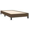 vidaXL Cadre de lit sans matelas marron fonc&eacute; 80x200 cm tissu
