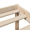 vidaXL Lit biblioth&egrave;que sans matelas 120x190 cm bois de pin massif