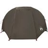 vidaXL Tente de p&ecirc;che 5 personnes marron imperm&eacute;able