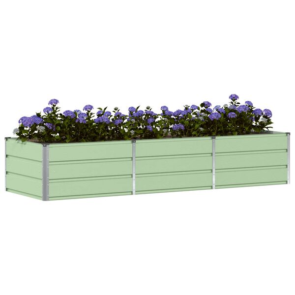 vidaXL Jardini&egrave;re Vert 240 x 80 x 45 cm Acier
