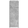 vidaXL Porte-parapluie Gris b&eacute;ton 20 x 20 x 55,5 cm Bois d'ing&eacute;nierie