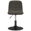 vidaXL Tabouret de bar Gris fonc&eacute; Velours