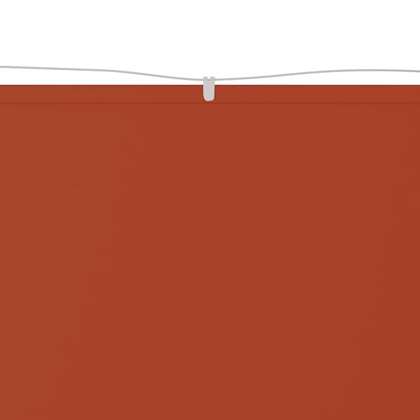vidaXL Auvent vertical Terre cuite 180x600 cm Tissu oxford