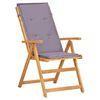 vidaXL Chaises inclinables de jardin lot de 2 Bois solide d'acacia