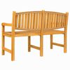 vidaXL Banc de jardin 149,5x60x90 cm bois de teck solide