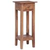 vidaXL Support pour plantes 30x30x75 cm bois d'acajou massif