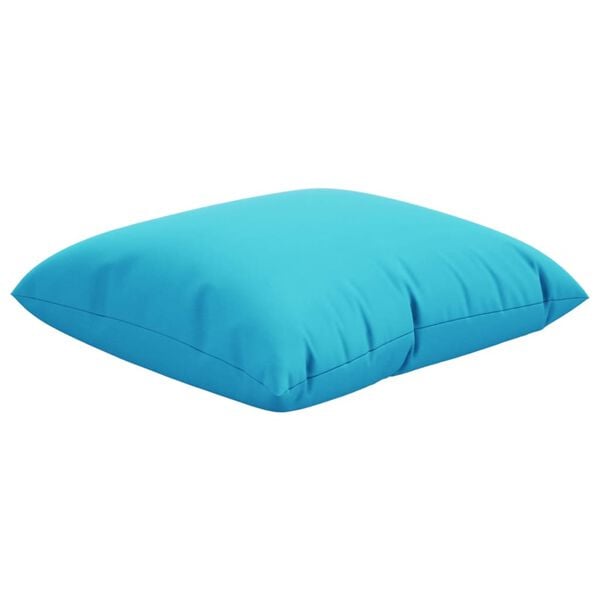 vidaXL Coussins d&eacute;coratifs lot de 4 turquoise 60x60 cm tissu