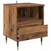 vidaXL Cabinet de chevet avec tiroir 2 pcs Bois ancien 40 x 35 x 50 cm