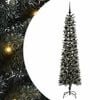 vidaXL Sapin de No&euml;l artificiel Vert 180 cm PVC, plastique et acier