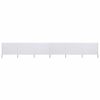 vidaXL Paravent 6 panneaux Tissu 800 x 160 cm Blanc sable