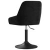 vidaXL Tabouret de bar Noir Velours