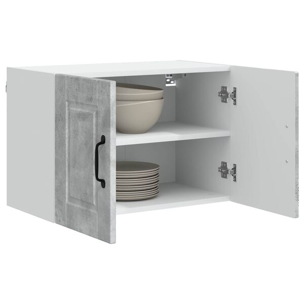 vidaXL Armoire de cuisine Gris b&eacute;ton 60 x 31 x 40 cm Bois d'ing&eacute;nierie