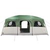 vidaXL Tente de cabine familiale 10 personnes vert imperm&eacute;able