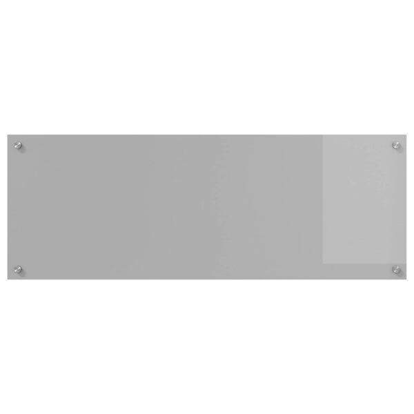 vidaXL Protection de cuisine Gris clair 110 x 40 cm verre tremp&eacute;