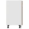 vidaXL Armoire &agrave; tiroirs "Lyon" Ch&ecirc;ne brun 30 x 46 x 81,5 cm Bois d'ing&eacute;nierie