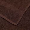 vidaXL Serviettes de douche FROGN 10pcs marron 70x140 cm 360 g/m&sup2;