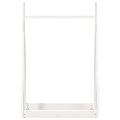 vidaXL Porte-vêtements Blanc 100x45x150 cm Bois de pin massif