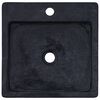 vidaXL Lavabo Noir 40x40x12 cm Marbre