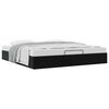 vidaXL Cadre de lit ottoman Noir King size Velours